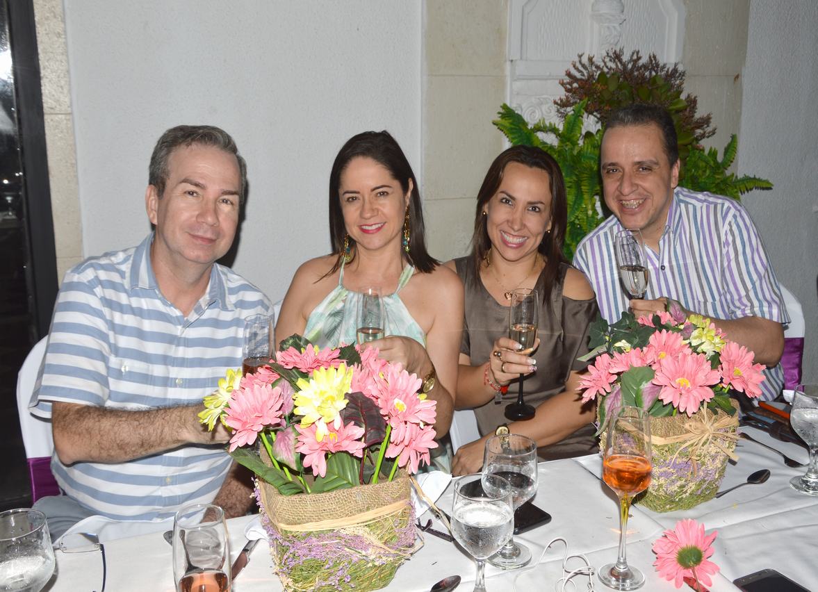 Jhon Jairo Barón, Claudia Marcela Bautista,  Narda Sofía González y Félix Ramón Cárdenas.